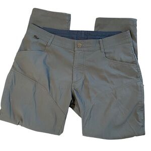 Kuhl Renegade Rock Pants Brown Hiking Climbing Olive Green Mens 36 Technical